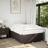vidaXL Cadre de lit sans matelas marron fonc&eacute; 120x200 cm tissu