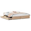vidaXL Cadre de lit sans matelas 200x200 cm bois massif de pin