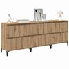 vidaXL Buffets 3 pcs Ch&ecirc;ne artisanal 60 x 35 x 70 cm Bois d'ing&eacute;nierie