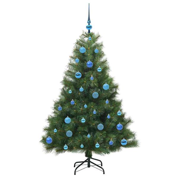vidaXL Sapin de Noël artificiel avec 150 LED Vert 150 cm PE et PVC