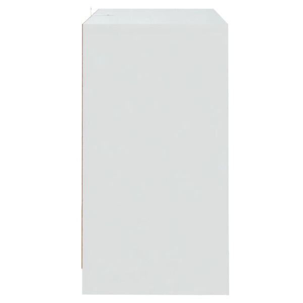 vidaXL Buffet Blanc 70x41x75 cm Bois d'ing&eacute;nierie