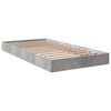vidaXL Cadre de lit sans matelas gris b&eacute;ton 100x200 cm