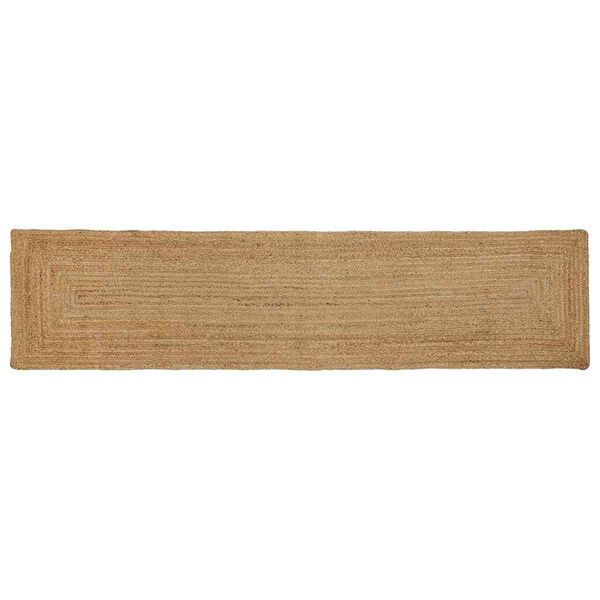 vidaXL Tapis de zone Beige 60 x 300 cm Jute