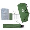 vidaXL Tente de camping 2 personnes vert imperm&eacute;able