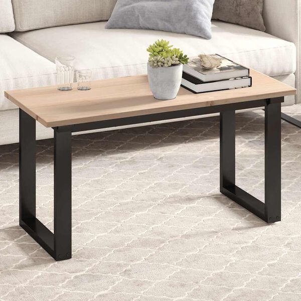 vidaXL Dessus de table 90x40x1,7 cm rectangulaire bois de pin massif