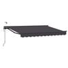 vidaXL Auvent r&eacute;tractable &eacute;lectrique Anthracite 3 x 2 m