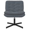 vidaXL Fauteuil relaxant pivotant Gris fonc&eacute; 63 x 75 x 76 cm Velours