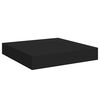 vidaXL &Eacute;tag&egrave;res murales flottantes 2 pcs noir 23x23,5x3,8 cm MDF