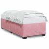 vidaXL Cadre de lit sans matelas rose 90x200 cm velours