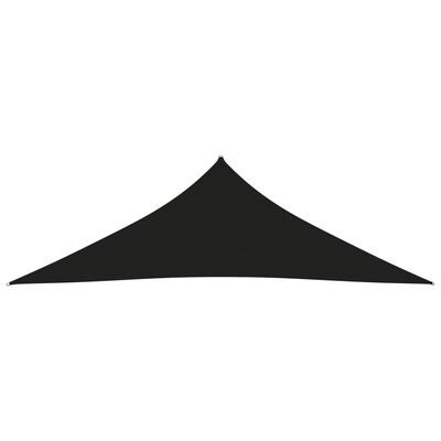 vidaXL Voile de parasol tissu oxford triangulaire 4x4x5,8 m noir