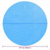 vidaXL Couverture de piscine Bleu 417 cm PE