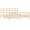 vidaXL Cadre de lit sans matelas 200x200 cm bois massif