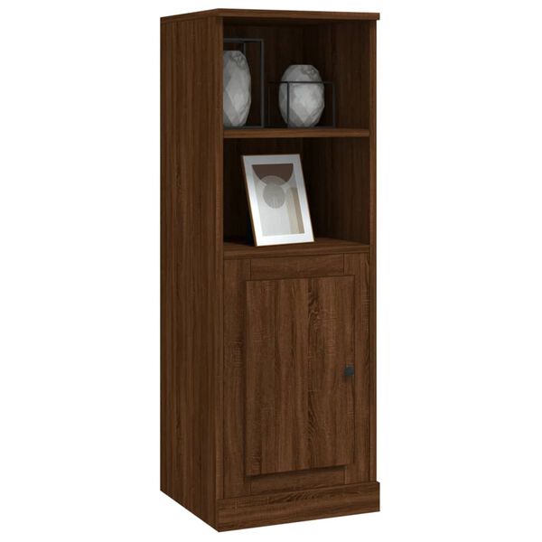 vidaXL Buffet haut ch&ecirc;ne marron 36x35,5x103,5 cm bois d'ing&eacute;nierie