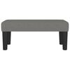 vidaXL Banc Gris fonc&eacute; 70x30x30 cm Tissu
