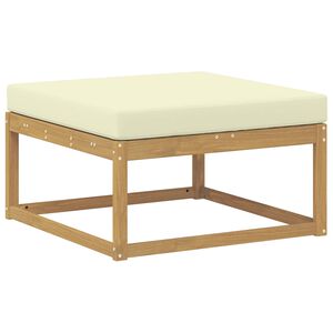 vidaXL Pouf d'Ext&eacute;rieur Polyester Blanc