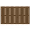 vidaXL T&ecirc;te de lit murale Marron miel 147x3x90 cm Bois massif de pin