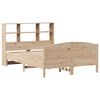 vidaXL Lit bibliothèque sans matelas 120x190 cm bois de pin massif