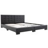 vidaXL Cadre de lit sans matelas en similicuir noir 200 x 160 cm