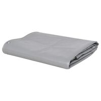 vidaXL B&acirc;che 650 g / m&sup2; 3 x 5 m Gris