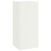 vidaXL Support de Plante 2 pcs Blanc 24 x 24 x 55 cm Acier