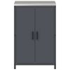 vidaXL Rangement de cuisine Anthracite 60 x 50 x 92 cm Acier