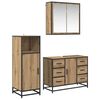 vidaXL Ensemble de mobilier de salle de bain 3 pcs Ch&ecirc;ne artisanal