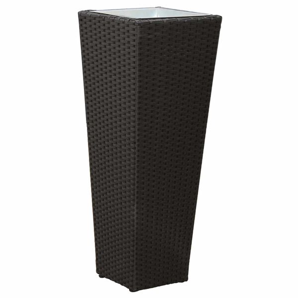 vidaXL Ensemble d'ext&eacute;rieur 3 pcs Noir M&eacute;tал