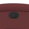 vidaXL Fauteuil inclinable électrique rouge bordeaux similicuir