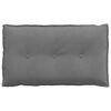 vidaXL Coussin de Dos Gris fonc&eacute; 80 x 50 cm Tissu en microfibre