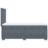 vidaXL Sommier &agrave; lattes de lit et matelas Gris fonc&eacute; 80x200 cm Velours