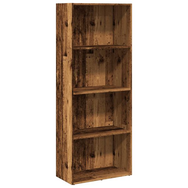 vidaXL Biblioth&egrave;que vieux bois 60x30x152 cm bois d'ing&eacute;nierie