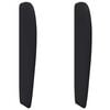 vidaXL Oreille de t&ecirc;te de lit Noir 80 x 23 x 6 cm PVC