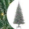 vidaXL Arbre de No&euml;l artificiel floconn&eacute; de neige avec lumi&egrave;re LED