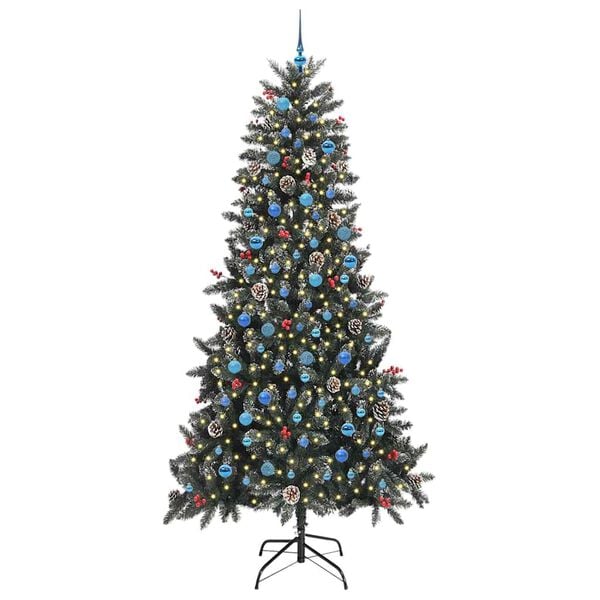 vidaXL Sapin de No&euml;l artificiel Vert 129,5 x 129,5 x 240 cm
