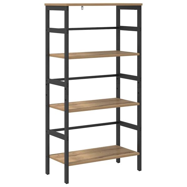 vidaXL &Eacute;tag&egrave;re Ch&ecirc;ne artisanal 60 x 29,5 x 115 cm Bois d'ing&eacute;nierie