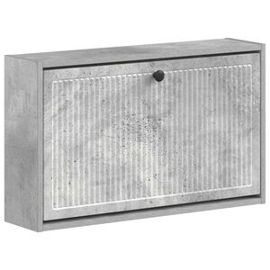 vidaXL Cabinet &agrave; chaussures mural EDE 71 x 17 x 43 cm Gris b&eacute;ton