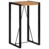 vidaXL Table de bar 60x55x110 cm bois de manguier massif brut