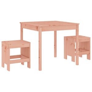 vidaXL Ensemble de bistrot de jardin 3 pcs bois massif Douglas