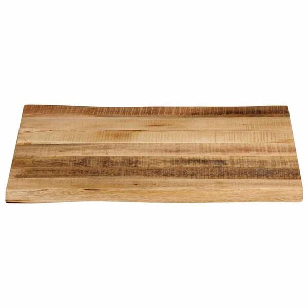vidaXL Dessus de table bord vivant 40x40x3,8 cm bois de manguier brut