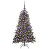 vidaXL Sapin de Noël artificiel avec 150 LED Vert 68 x 68 x 120 cm