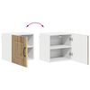 vidaXL Armoire de cuisine Kalmar 2 pcs Ch&ecirc;ne artisanal 40 x 31 x 40 cm