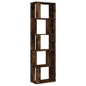 vidaXL Biblioth&egrave;que Ch&ecirc;ne fum&eacute; 45x24x160 cm Bois d'ing&eacute;nierie