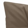 vidaXL Coussin pour balancelle Taupe 180 cm Tissu