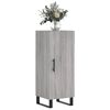 vidaXL Buffet Sonoma gris 34,5x34x90 cm Bois d'ingénierie