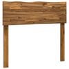 vidaXL T&ecirc;te de lit en bois brut ROSTOCK Naturel 100 cm