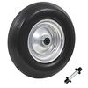 vidaXL Roue de brouette avec axe PU solide 4.00-8 390 mm