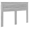 vidaXL Cadre de lit Gris Sonoma 140 x 200 cm Bois de pin massif