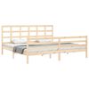 vidaXL Cadre de lit sans matelas 200x200 cm bois massif
