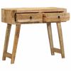 vidaXL Table console 90x32x75 cm bois massif de manguier brut