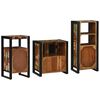 vidaXL Ensemble de mobilier de salle de bain 3 pcs Bois Recyclé Solide